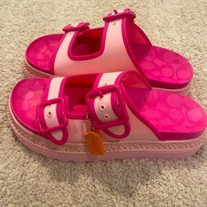 BRAND NEW Coach Lucy sandal